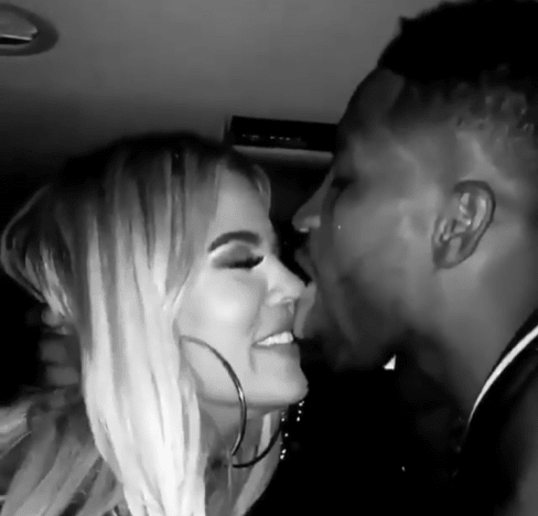 Tristan Thompson and Khloe Kardashian, Face-Licking Photo
