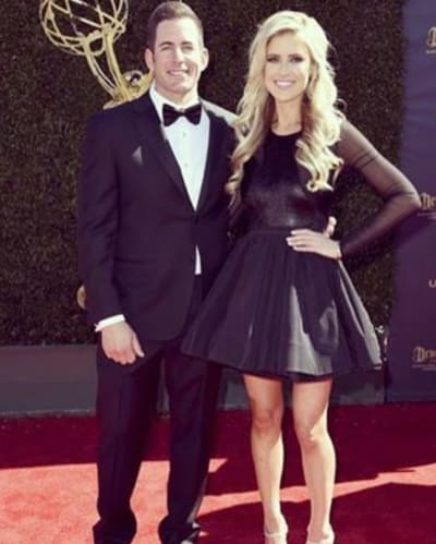 Christina and Tarek El Moussa at the Daytime Emmys
