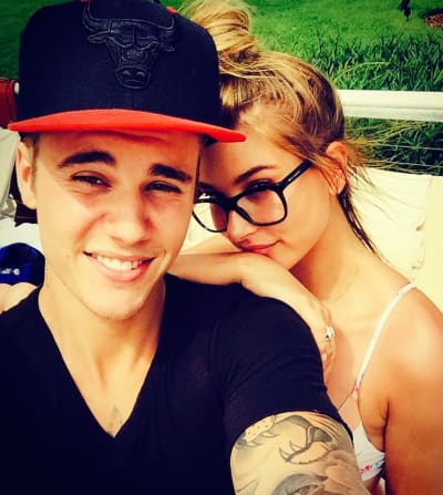 Justin Bieber and Hailey Baldwin Selfie