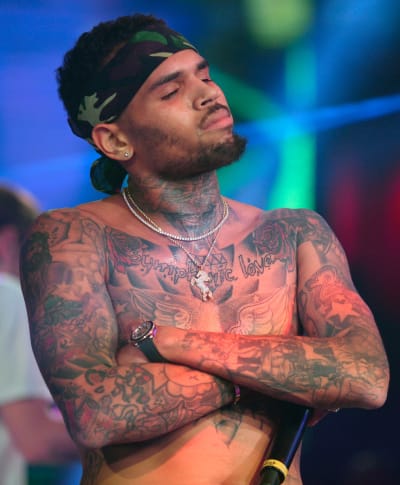 Chris Brown, No Shirt