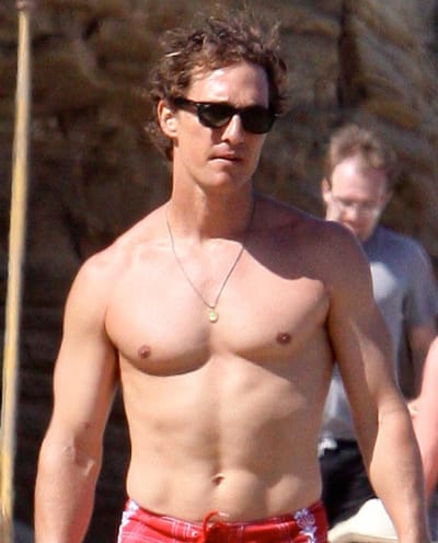 Matthew McConaughey shirtless