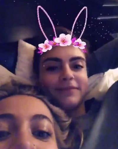 Paris Jackson and Cara Delevingne, Netflix and Chill