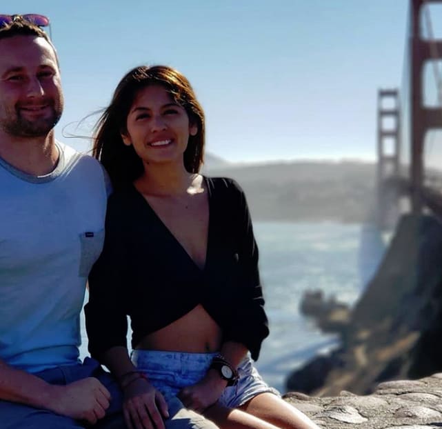 Corey and evelin in san francisco