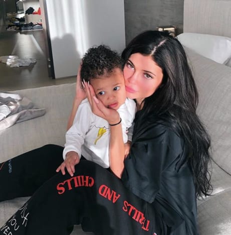 Kylie and Stormi 