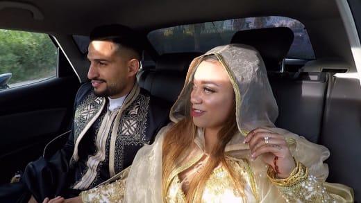 Memphis Sandoval and Moknii Hamza Ride to Their Wedding