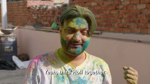 Sumit Singh - yeah, third Holi together