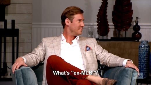 Austen Kroll asked about MLB at Southern Charm S07 Reunion