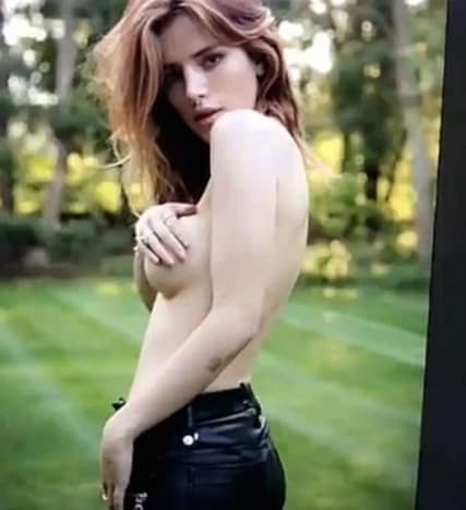 Thorne photos topless bella posted Bella Thorne