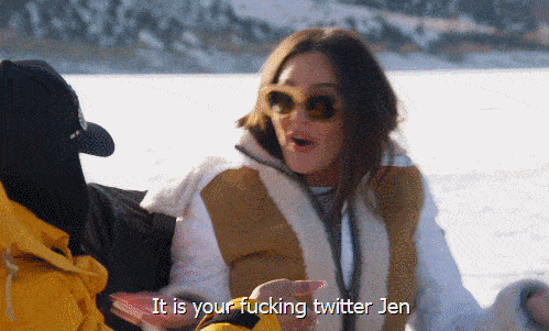 Meredith Marks Says "It Is Your F--king Twitter, Jen"