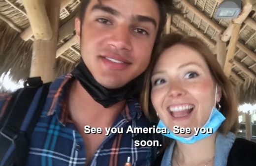 Guillermo and Kara en route to America (90 Day Fiance S09)