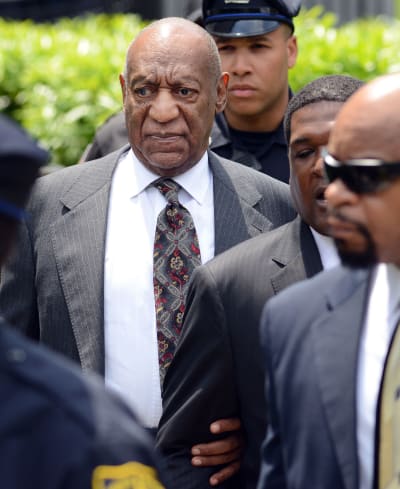 Bill Cosby on Way to Court
