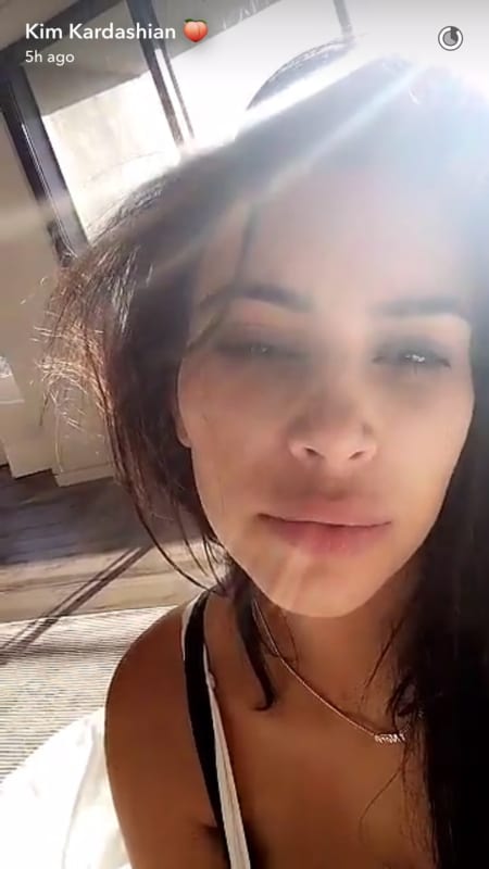 Kim Kardashian most revealing selfie yet? Boobs, black 