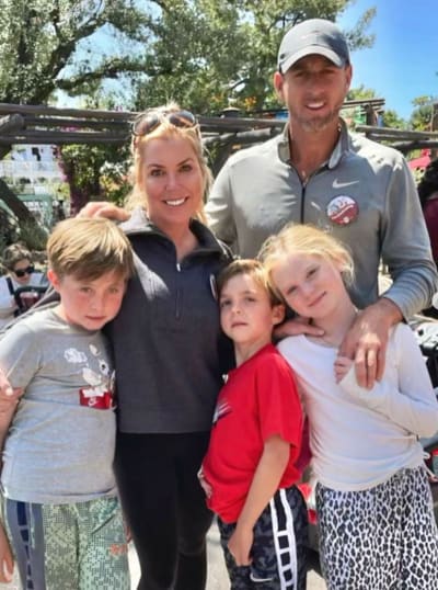 Ryan Holliday and Jen Armstrong and family