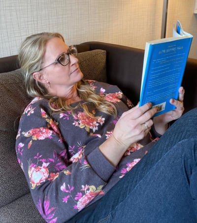 Christine Brown Reads a Book