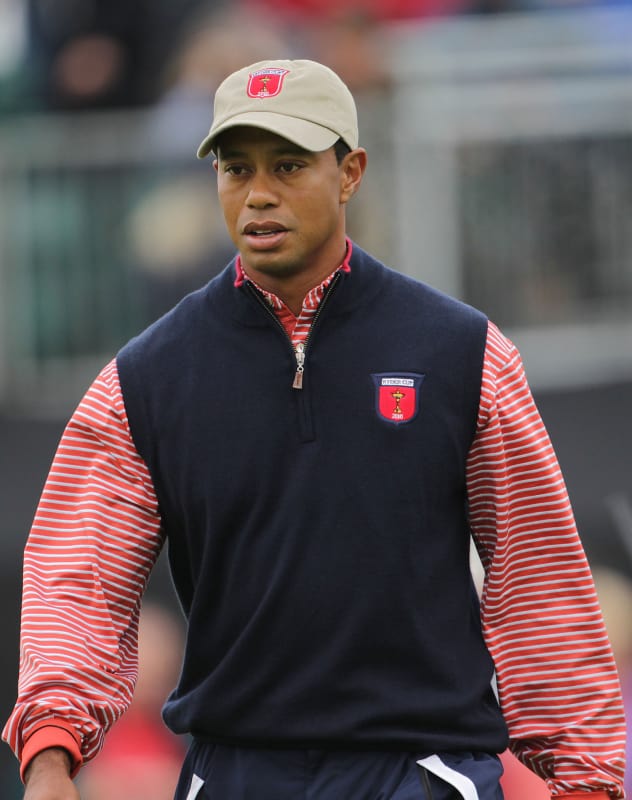 Tiger woods on the course