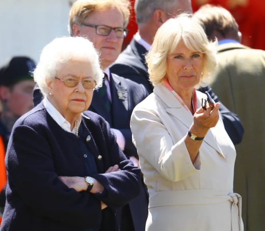 The Queen and Camilla: Royal Windsor Horse Show 2015
