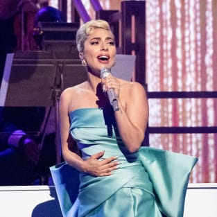 Lady Gaga at the 2022 Grammys