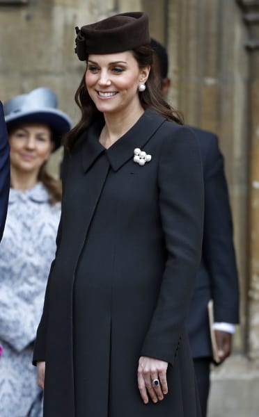 Kate Middleton, Very Pregnant