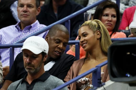 Beyonce and Jay-Z at the U.S. Open