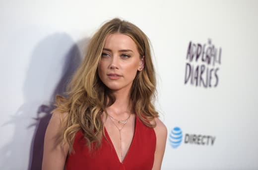 Amber Heard at the premiere of Adderall Diaires