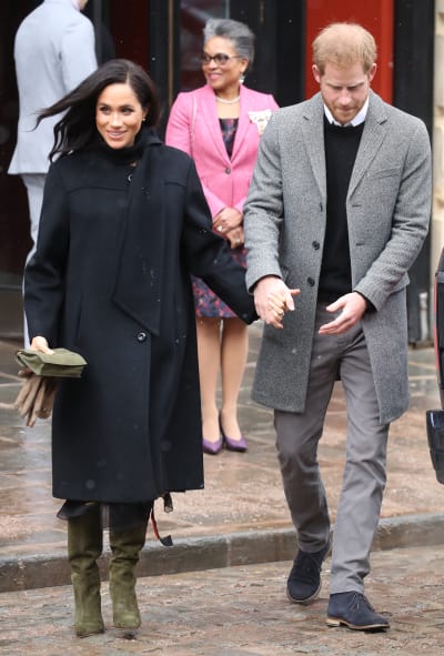 Meghan Markle and Prince Harry on a Walk