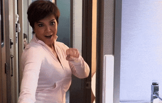 Kris Jenner is SO Excited