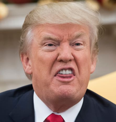 Donald Trump has a face