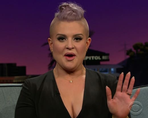 Kelly Osbourne on The Late Late Show