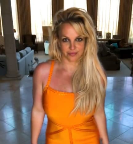 Britney Spears in Orange