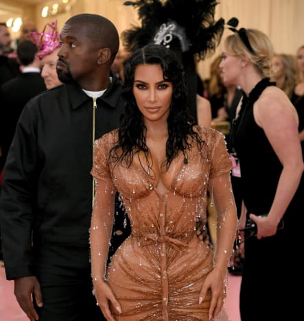 Kim Kardashian and Kanye in NYC