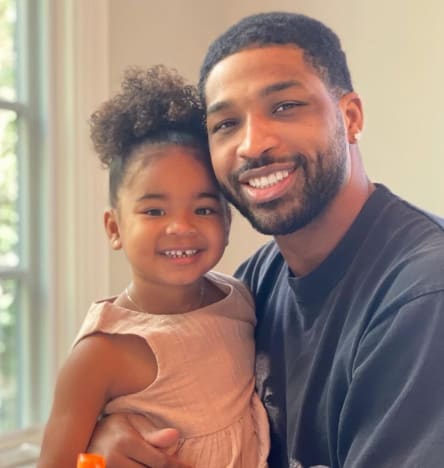 Tristan Thompson and Daughter True