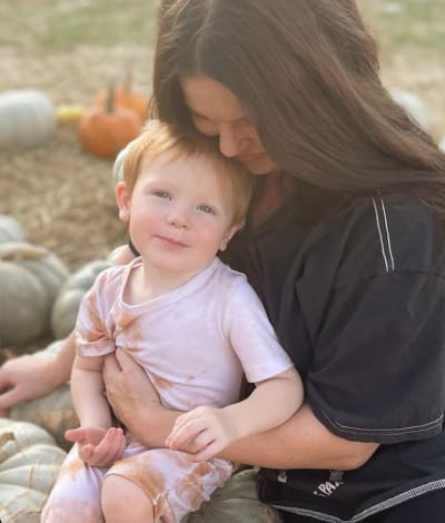 Amy Dagger and her cute son