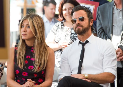 Jennifer Aniston & Justin Theroux In Happier Times