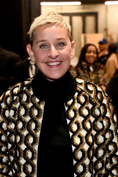 Ellen DeGeneres Tries to Smile