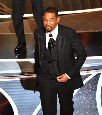 Will Smith on Oscars Stage