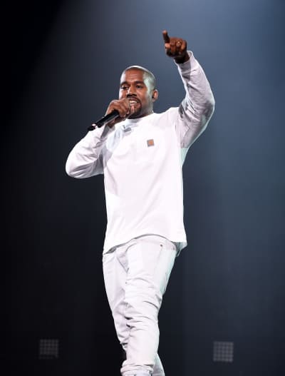 Kanye West in All White