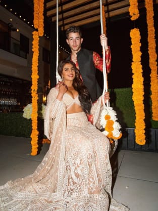 Nick and Priyanka on Diwali