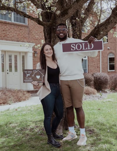 Leah y Jaylan compraron una casa