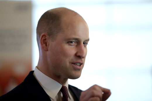 Prince William With Shaved Head