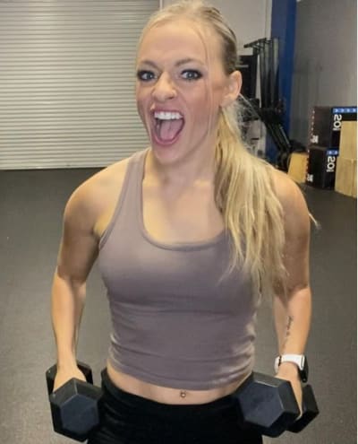 Mackenzie Mackie in the gym