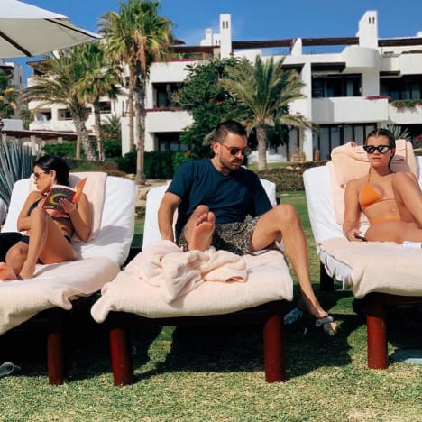 Kourtney Kardashian, Scott Disick, and Sofia Richie in Cabo