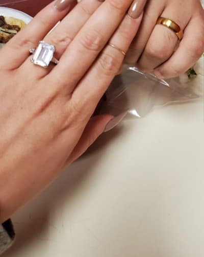 Amanda Bynes and Paul Michael Flaunt Engagement Rings