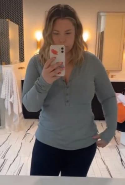 Kailyn Lowry Works Out