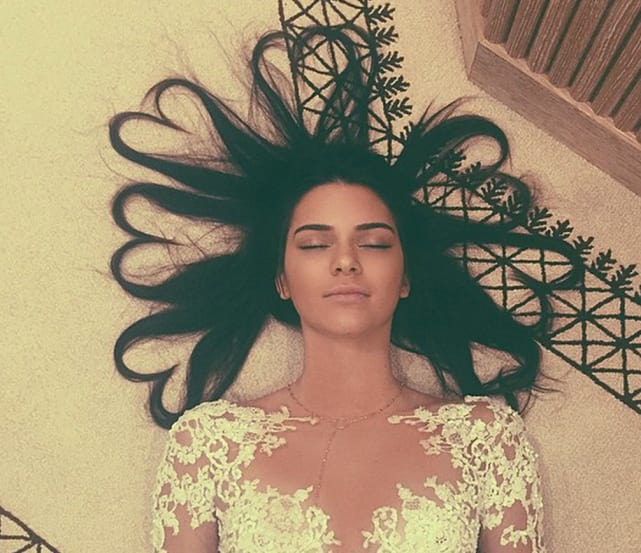 Kendall Jenner con cabello fresco