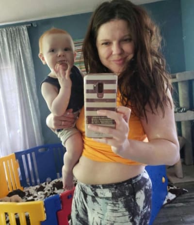 Amy Dagger's Weight Loss Selfie