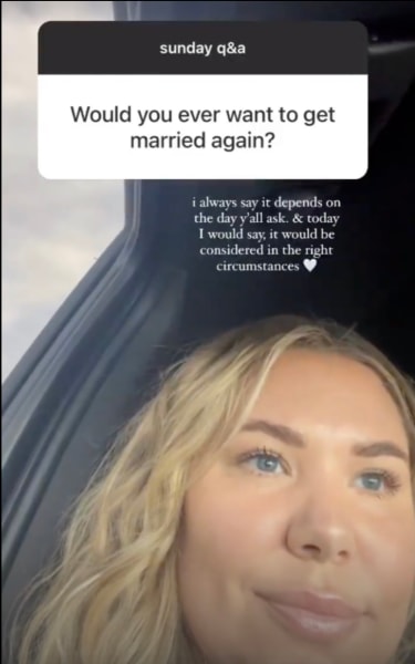 Kail getting married?