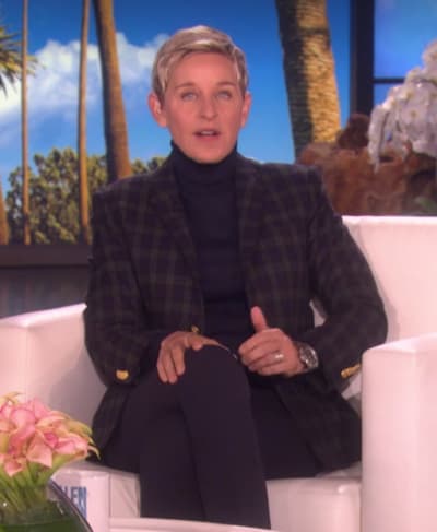 Ellen DeGeneres in Mourning