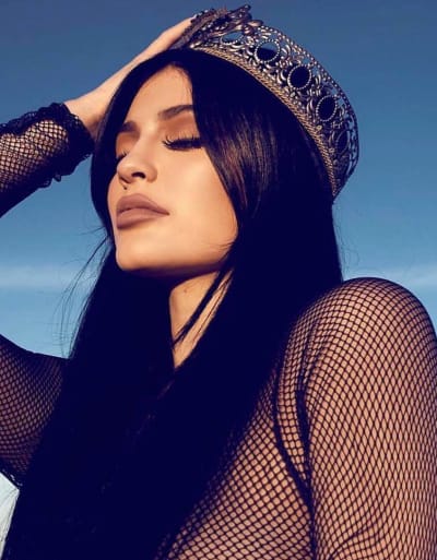 Kylie Jenner with a Crown On