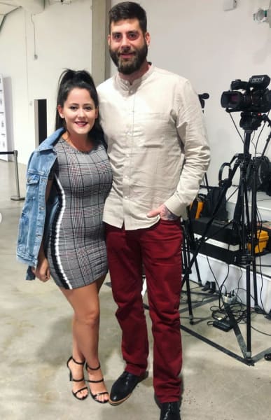 Jenelle Evans and David Eason in NY