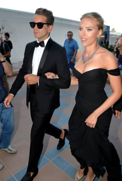Scarlett Johansson and Romain Dauriac